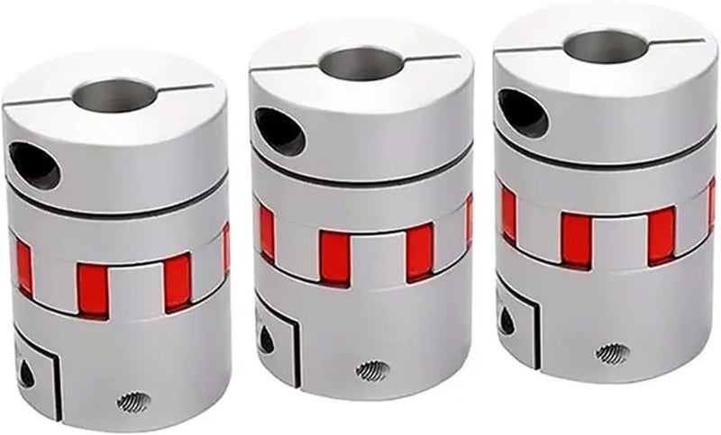 1pc XB25*30 Coupling Aluminium Plum Flexible Shaft Couple Screw Casal D25L30 Motor Connector Flexible Coupler 3D Printer Parts(6.35x6.35mm) - Image 2