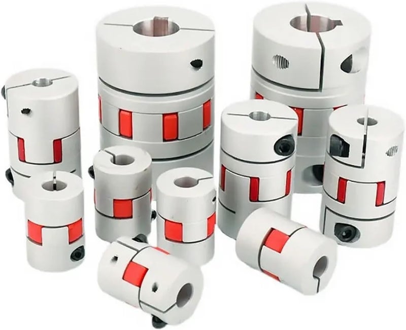 1pc XB25*30 Coupling Aluminium Plum Flexible Shaft Couple Screw Casal D25L30 Motor Connector Flexible Coupler 3D Printer Parts(6.35x6.35mm) - Image 5