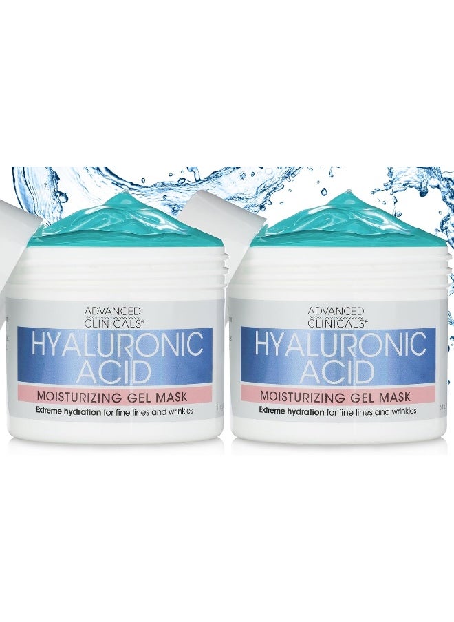Advanced Clinicals Advanced Clinicals Hyaluronic Acid Gel Facial Mask  - Image 1