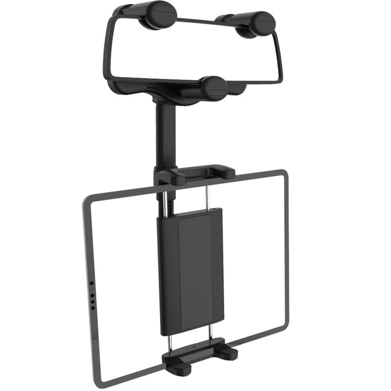 Cuxwill Car Rear View Mirror Phone Holder Tablet Mount for 413 iPad Cell Phone 360 Rotatable Retractable Car Truck Holder Rearview Mount for iPad Pro 129 Air Mini Galaxy Z Fold 4 3 iPhone etc - Image 2