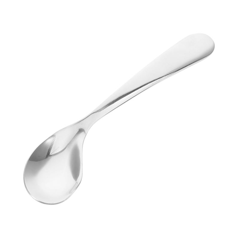 Ergonomic Angled Stainless Steel Training Spoon for Elderly Mobility Users - Image 2