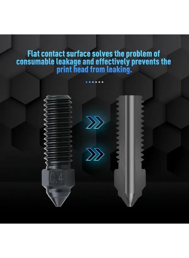 4Pcs 0 2 0 4 0 6 0 8mm Steel Nozzles For Creality Ender 3 V3 KE K1 K1 MAX CR M4 3D Printer - Image 5