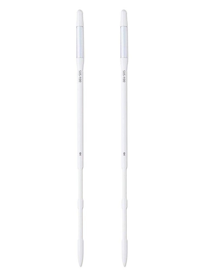 Sustee Aquameter Set of 2, Plant Moisture Sensor, (White, Large, Refillable) - Image 1