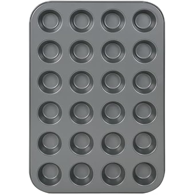 Muffin Cake Pan 24Cavity NonStick Cupcake Pan Bakeware For Oven Baking - Image 1