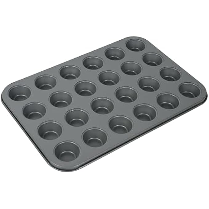 Muffin Cake Pan 24Cavity NonStick Cupcake Pan Bakeware For Oven Baking - Image 4