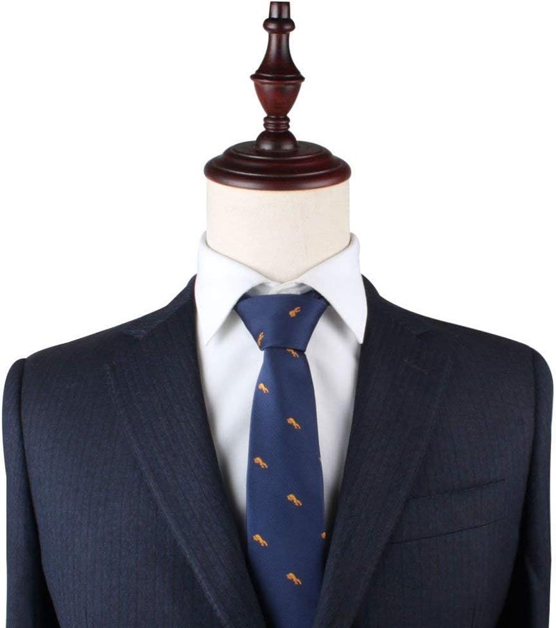 AUSCUFFLINKS Animal Ties | Woven Skinny Neckties | Groomsmen Wedding Ties | Work Ties for Him - Image 2
