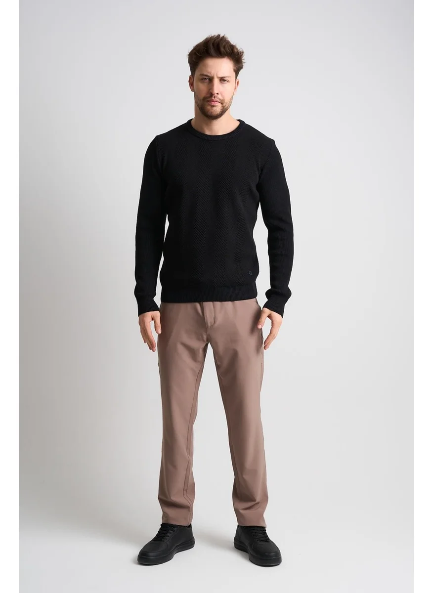 الكسندر جاردي Textured Men's Knitwear Sweater (ET-3636-Y)
