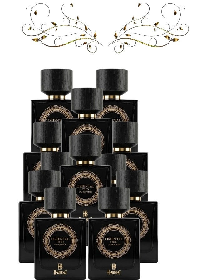 Heartbeat 12 Pieces Oriental Oud Perfume 100ML - Image 1