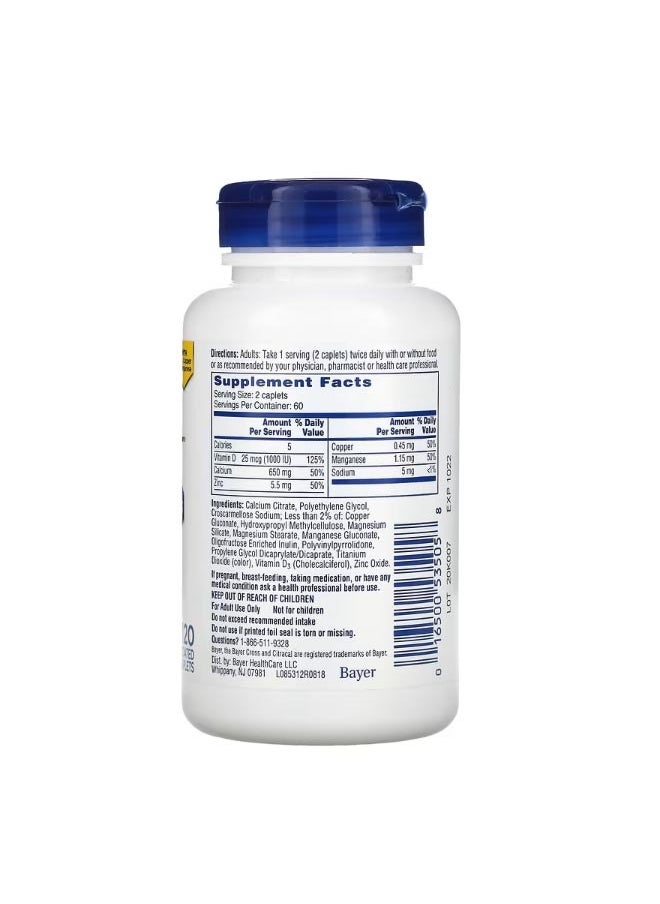CITRACAL - Calcium Supplement   D3 Maximum Plus 120 Coated Caplets - Image 1