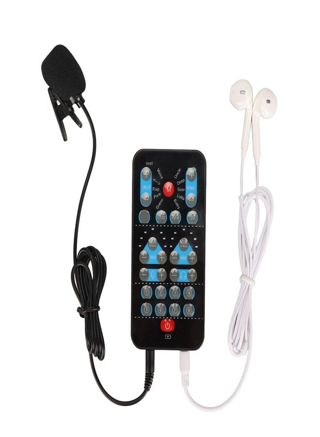 BROLEO Voice Costume, Black Voice Changer with 8 Sound Effects for Mobile Phone - Image 1