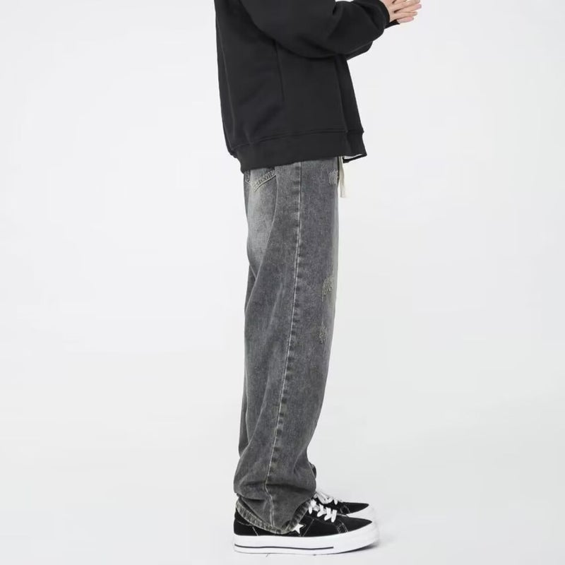 Unisex Casual Daily Denim Jeans - Image 2