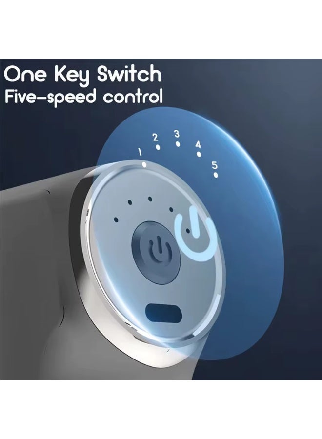 Portable Muscle Massage Gun - 5 Variable Speeds - For Muscle Pain Relief & Blood Circulation Stimulation - Image 2