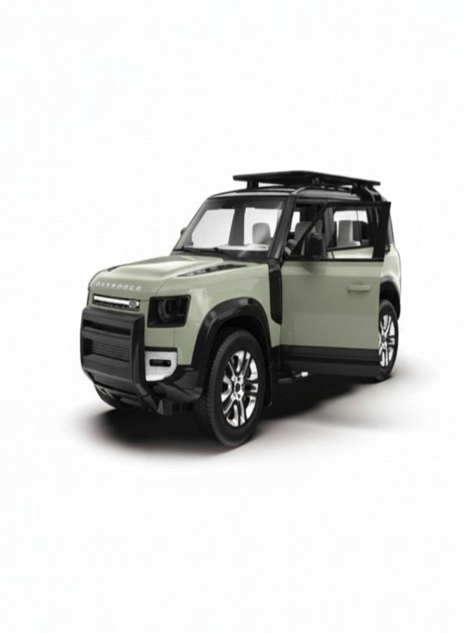 Wizplex MSZ Official Licensed 2020 Land Rover Defender 110 Diecast Model Car 1:32 Scale | Light & Sound | Pull Back Action | Metal SUV Toy | Collectible Display & Gift - Image 2