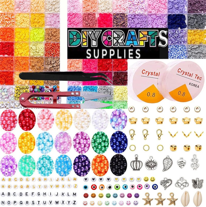 DIY Crafts DIY Crafts 4mm 12/0 28 Colors Glass Seed Beads, Charms Bracelet Jewelry Making Beads Mixed Kit Gifts for Teen Girls Crafts for Girls Ages 8-12 Birthday Gifts Christmas Pcs :- (1100)  - Image 1