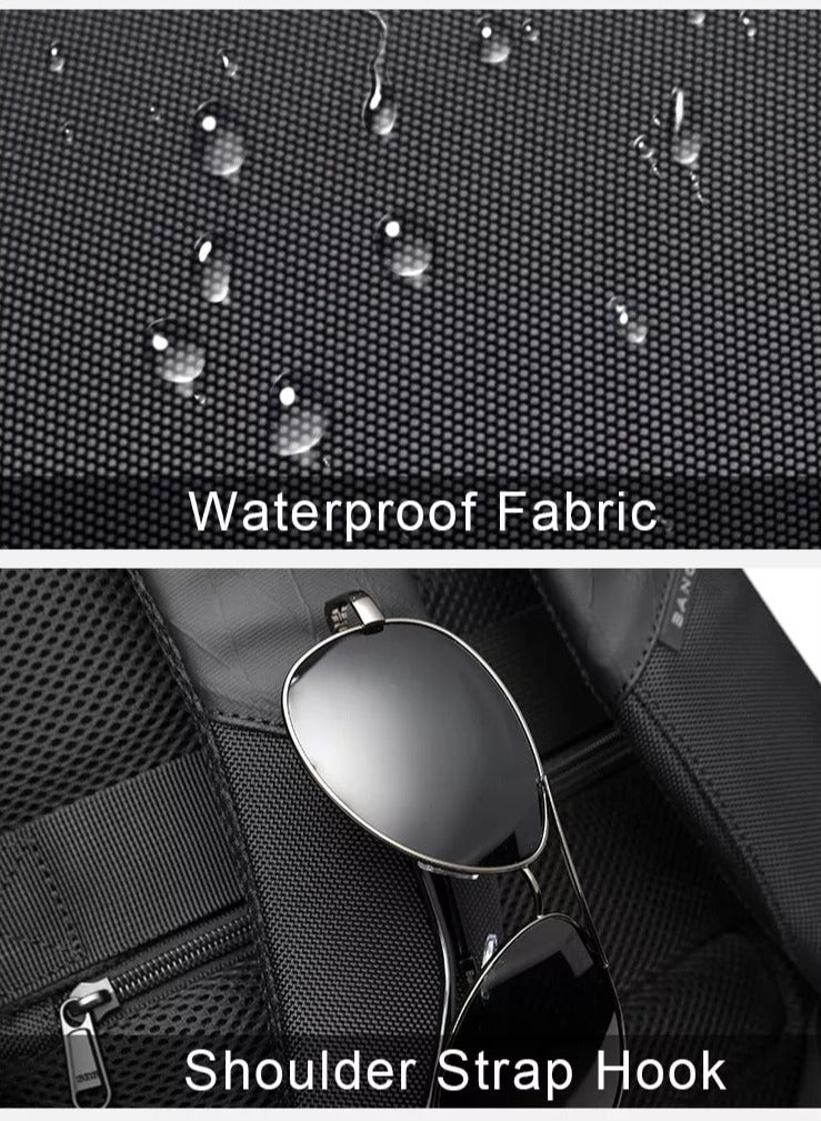 Bag New Large Capacity 15.6/17 inch Daily School Backpack USB Charging Women&Men Laptop Backpack Outdoor Travel Backpack-Grey - Image 5