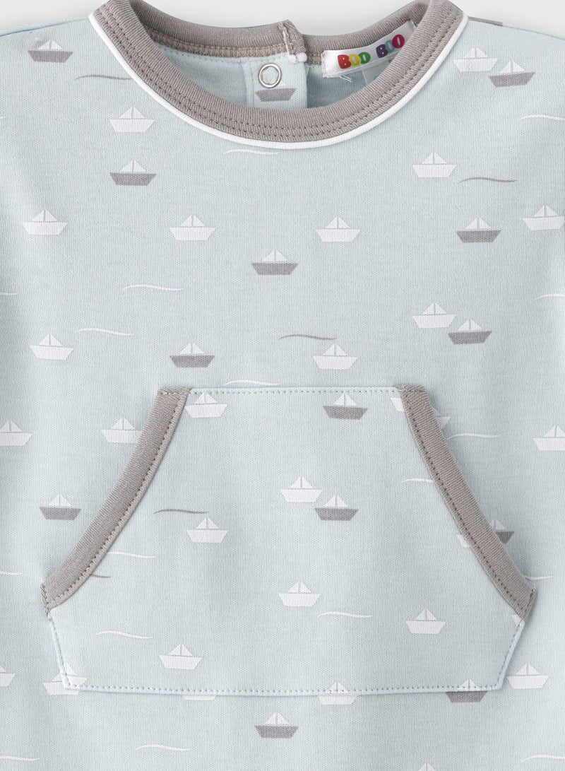 بوو بوو رومبر قطن % للأطفال - Image 4