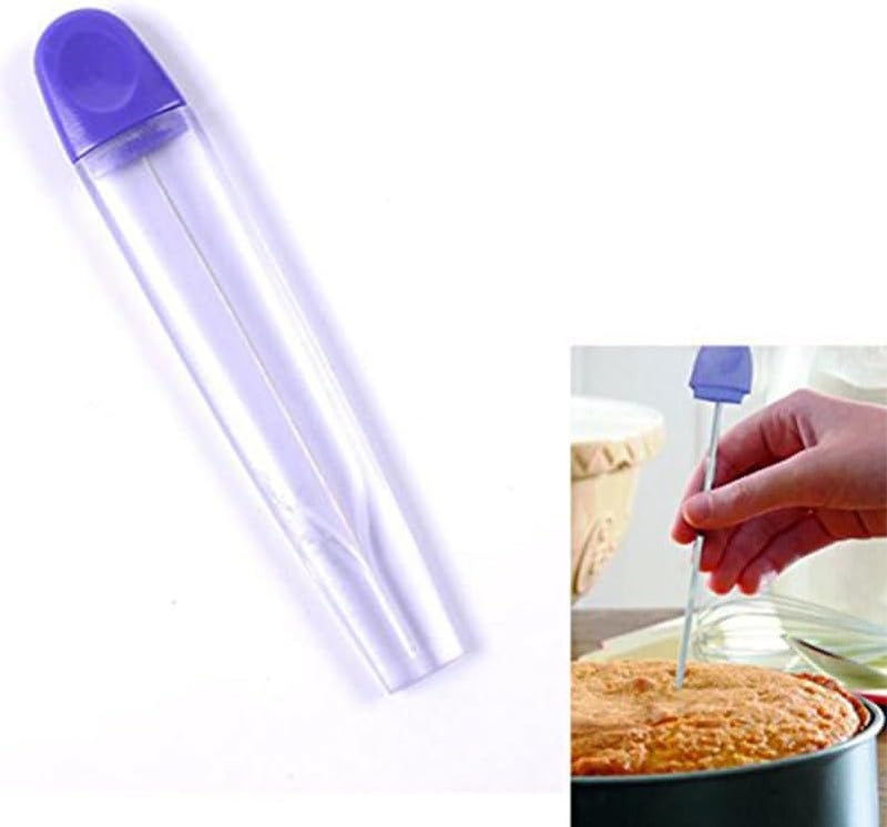 Cabilock 2Pcs Stainless Steel Cake Testers for Baking Doneness Metal Cake Tester Skewers for Cookies and Cakes Easy to Clean Baking Tool for Home Kitchen and Bakery - Image 4