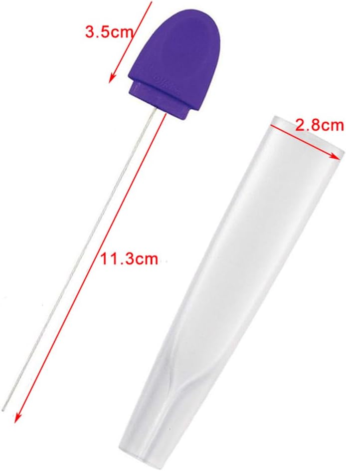 Cabilock 2Pcs Stainless Steel Cake Testers for Baking Doneness Metal Cake Tester Skewers for Cookies and Cakes Easy to Clean Baking Tool for Home Kitchen and Bakery - Image 2