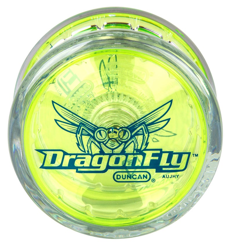 Duncan Dragonfly YoYo Clear with Green Cap - Image 2