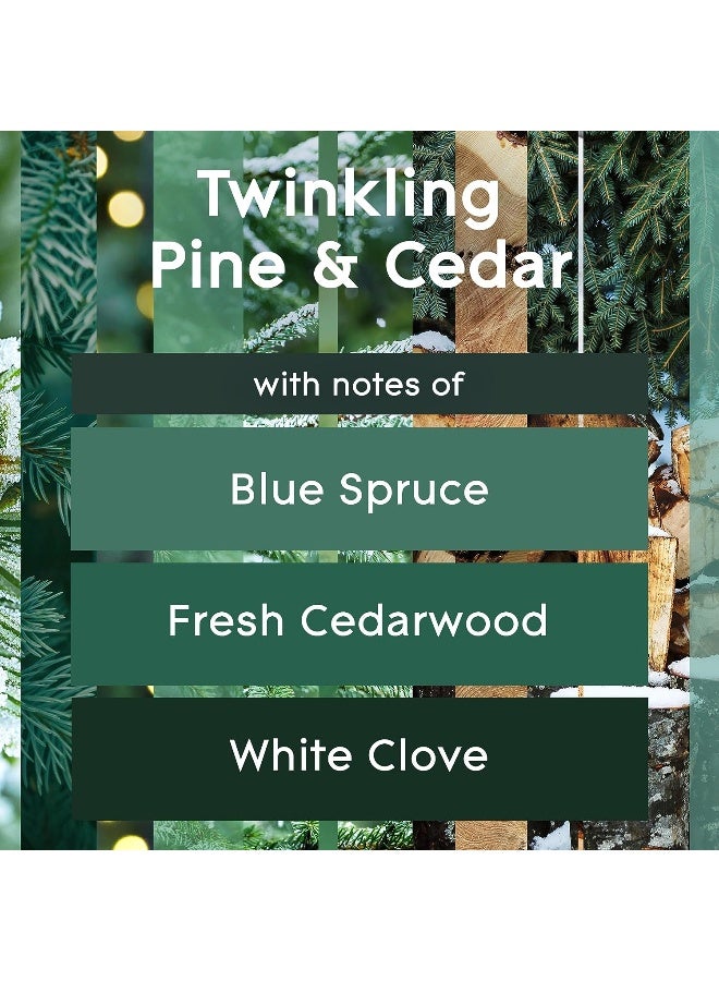 Glade Candle Jar, Air Freshener, Twinkling Pine And Cedar, 3.4 Oz  - Image 3
