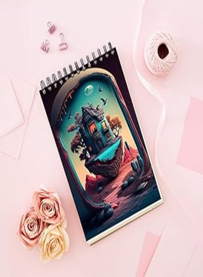 Notebook With Trendy design - Surreal Landscape