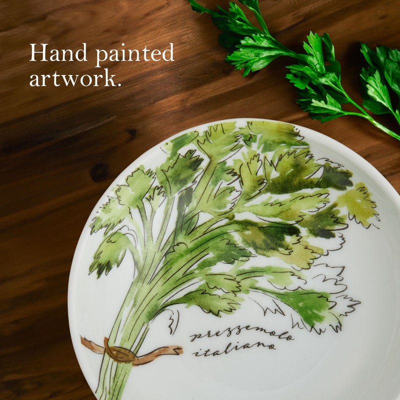 Rosanna Erbe Italiane Dipping Dishes â€“ Porcelain Sauce Dishes, Perfect Side Dish Bowls for Bread, Olive Oil, Condiments & Dips - Image 3