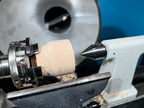 VINWOX Wood Lathe Carbide Tipped Live Center, 2MT Morse Taper Shank, 8mm Carbide Tip with 60 Degree Point - Image 3
