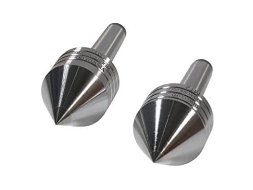 VINWOX Wood Lathe Carbide Tipped Live Center, 2MT Morse Taper Shank, 8mm Carbide Tip with 60 Degree Point - Image 5