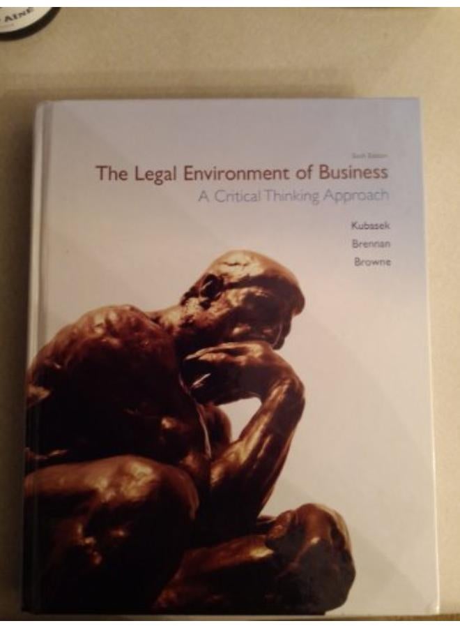 The Legal Environment of Business 
