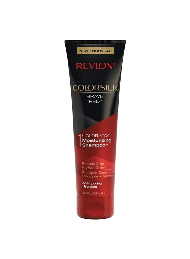 Revlon ColorSilk Care Shampoo, Red, 8.45 Fluid Ounce - Image 1
