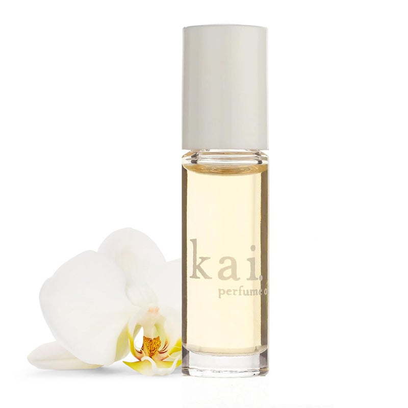 kai perfume oil â€“ a fresh, beautiful, light gardenia scent wrapped in white exotics, 1/8 oz perfume roll-on | long lasting, serene, vegan, clean and inspired by memories of Hawaiian vacations - Image 1