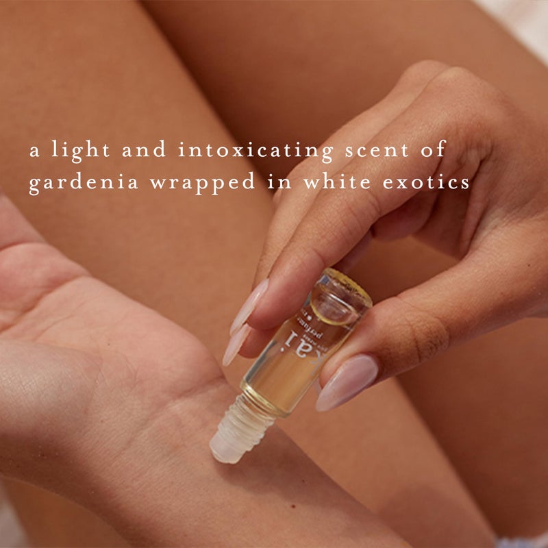 kai perfume oil â€“ a fresh, beautiful, light gardenia scent wrapped in white exotics, 1/8 oz perfume roll-on | long lasting, serene, vegan, clean and inspired by memories of Hawaiian vacations - Image 3