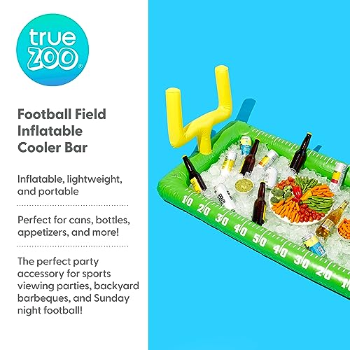 True Zoo TrueZoo Football Field Inflatable Cooler for Parties, Drink Cooler, Party Supplies, Pool Party Decorations, 52"x 28", Set of 1 - Image 2