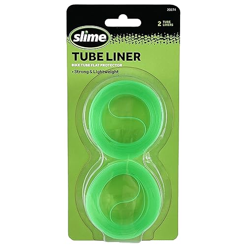 Slime 20274 Bike Tube Flat Protectors and Liners, Lightweight, fits 12-26 x 1.5″-2.125″, Flat Proof for 2 Tires - Image 1
