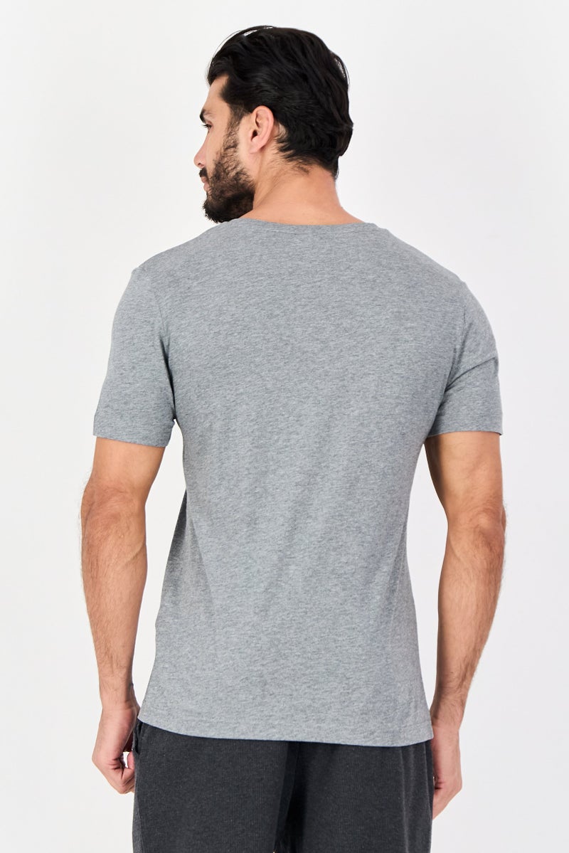 PUMA Men Sportswear Fit Short Sleeve Outdoor T-Shirt, Grey - Image 3