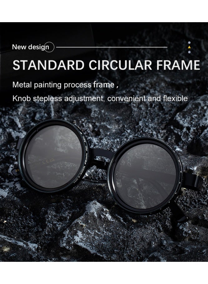 Adjustable Zoom ND Polarized UV400 Sunglasses for Outdoor Sun Protection - Image 5