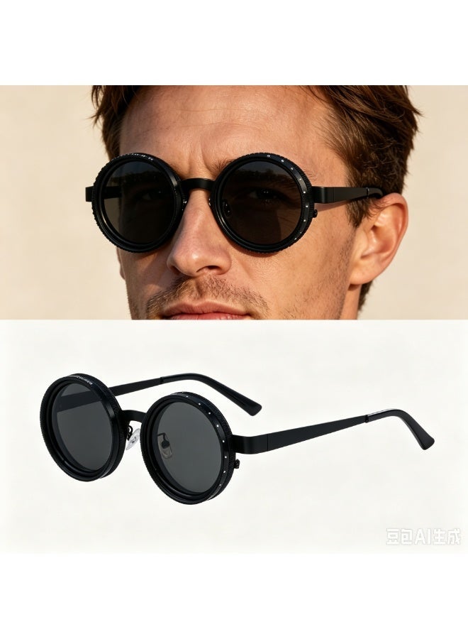 Adjustable Zoom ND Polarized UV400 Sunglasses for Outdoor Sun Protection - Image 1