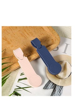 SYOSI Silicone Hat Clip, Portable Magnetic Silicone Cap Clip, Magnetic Hat Clip for Travel Bags Baskets Handbags Purses Outdoor Travel Hands-Free Hat Accessories, 2pcs, Blue and Pink  - Image 3