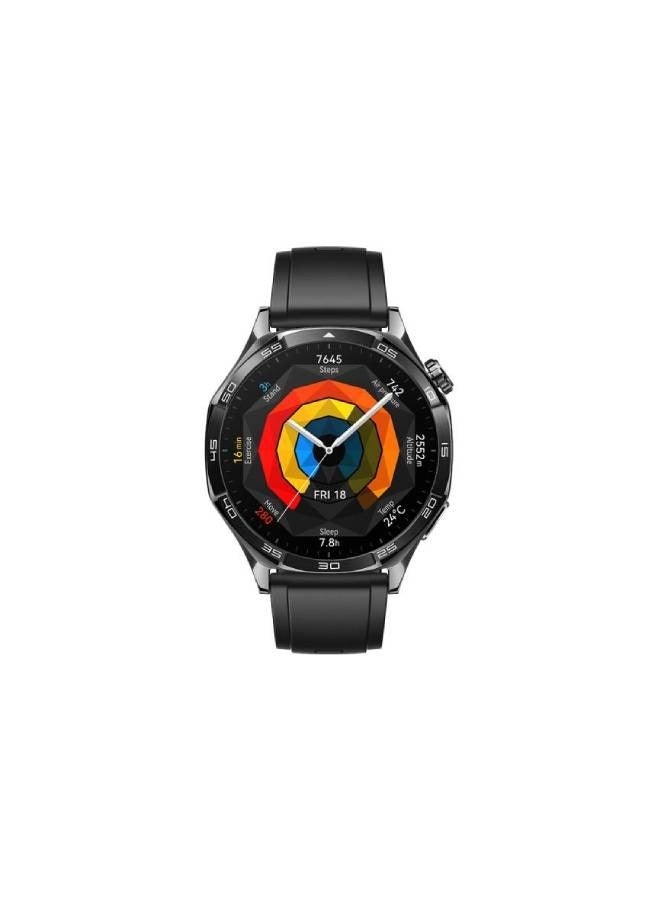 HUAWEI WATCH GT5 46mm Smart Watch, up to 14 Days Battery Life, All-new Running and Cycling Sports, Sharp-Edged Design, Health Tracking, Compatible with iOS and Android Black - Image 3