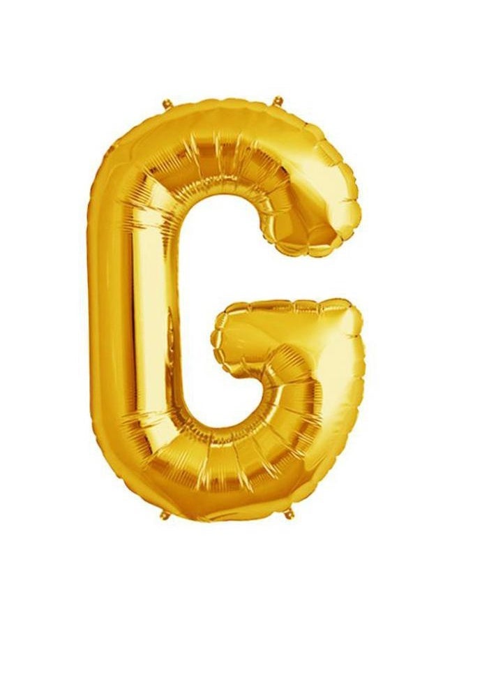 بارتي فن بالون الحروف الرقائقي 40 بوصة (G) اللون الذهبي - Image 1