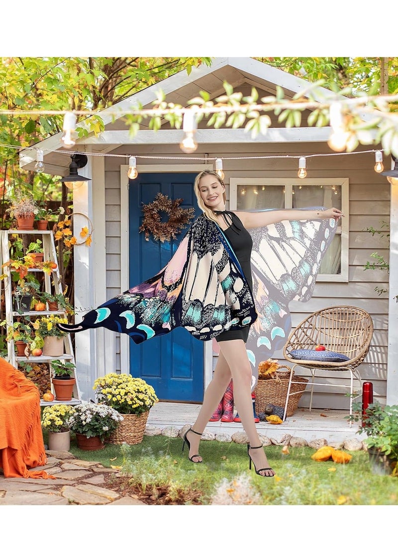 Butterfly Wings Adult Costumes Fairy Wing Cape Womens Shawl Colorful Nymph Pixie Accessory for Cosplay - pzsku/ZBE4E678460C5AFEC7CB8Z/45/_/1722014391/03e709a6-23d2-44db-bab2-dd28a2cd7b2f