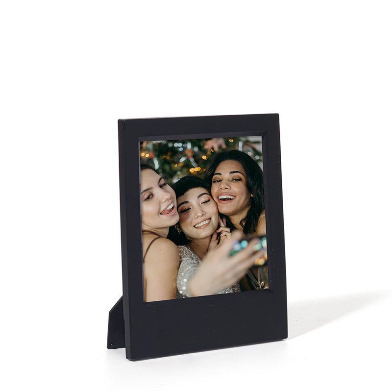 Black Foldable Resin Photo Frame 5 Inch Multipurpose Desktop Display Stand Type B - Image 2