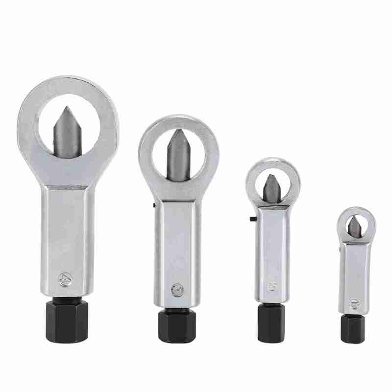 Heavy Duty Nut Splitter: Premium Steel Construction - Safe Bolt Thread Protection Nut Remover for Mechanical Repair, Rusted or Stuck Nut Removal - Image 2
