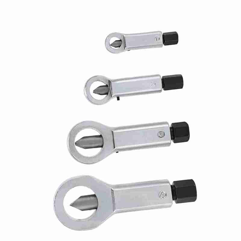 Heavy Duty Nut Splitter: Premium Steel Construction - Safe Bolt Thread Protection Nut Remover for Mechanical Repair, Rusted or Stuck Nut Removal - Image 5
