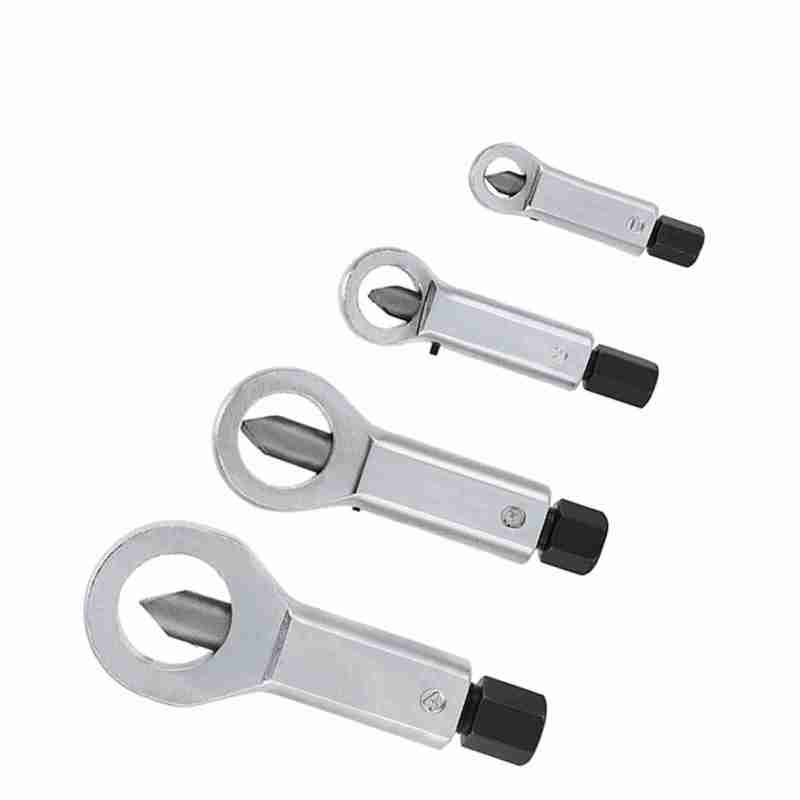 Heavy Duty Nut Splitter: Premium Steel Construction - Safe Bolt Thread Protection Nut Remover for Mechanical Repair, Rusted or Stuck Nut Removal - Image 4