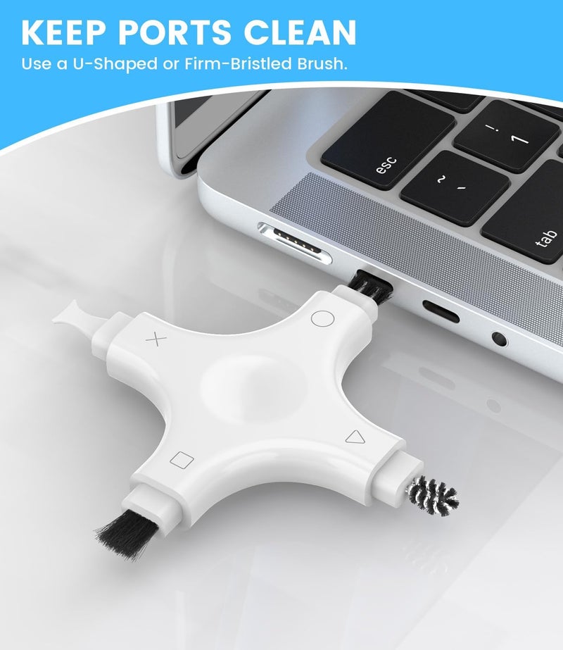 CODOGOY iPhone Cleaning Kit Port Cleaner Repair & Restore Tool Soft Brush Cleaning Tool Fit for All Devices - Image 5