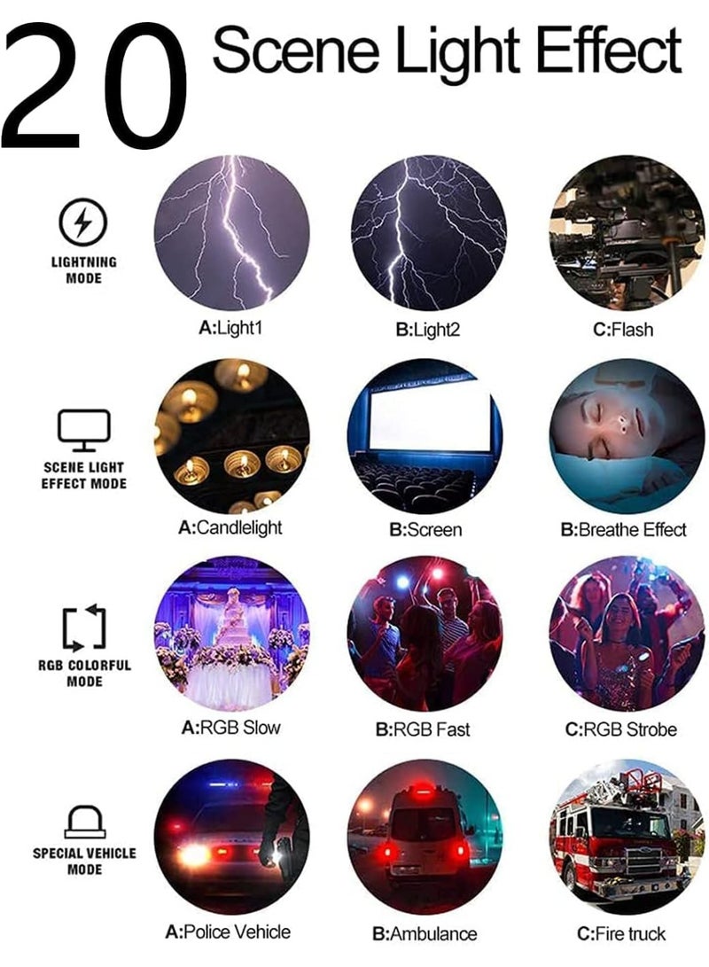 Ulanzi VL120 RGB Video Light, Pocket LED On-Camera Video Lights, Built-in 3100mAh Rechargeable Battery, 360 Full Color 20 Light Effects, CRI≥95 2500-9000K LED Panels for Photography Vlogging - Image 5