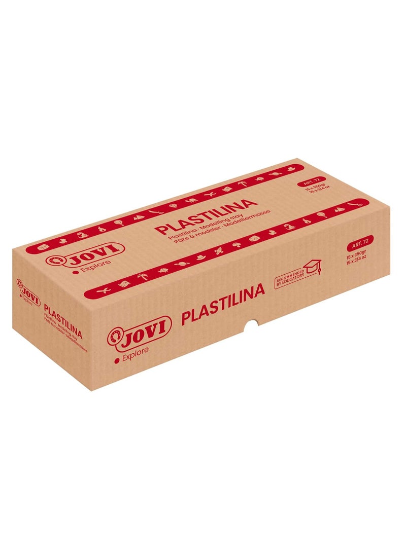 JOVI Plastilina Modelling Clay 15X350Gm - Image 2