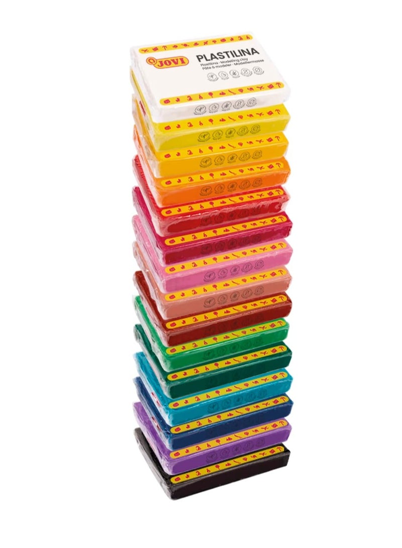JOVI Plastilina Modelling Clay 15X350Gm - Image 1