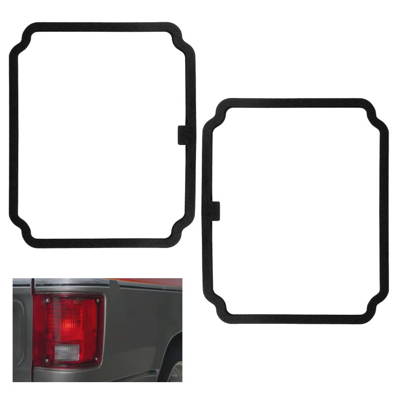 Tail Light Lens Gaskets for 1973 1991 Chevy GMC Pickup Suburban Blazer Jimmy C738703 Gaskets Prevent Water and Debris from Entering the Taillight Ensures Clear and Bright Tail Lights 1 Pair